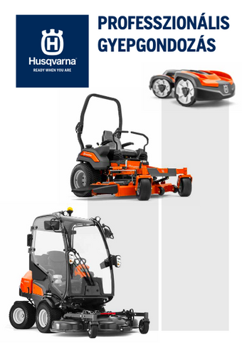 Husqvarna Professzionális Gyepgondozás - Kazinc-Logger